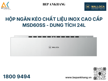 Hộp ngăn kéo Malloca MSD60SS chính hãng – Giải pháp lưu trữ hoàn hảo cho bếp âm tủ
